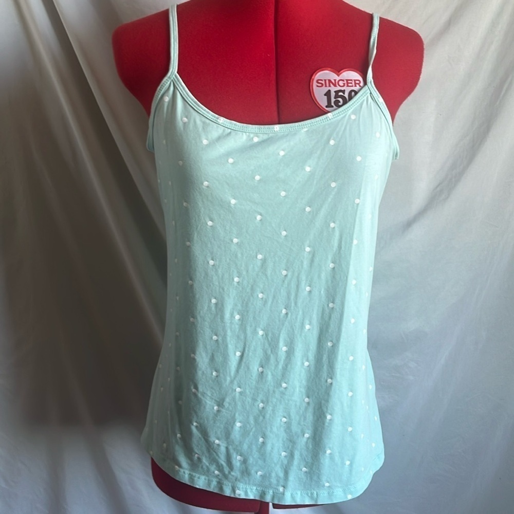 My Style Polka Dot Spaghetti Strap Tank LL23